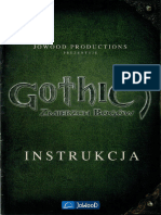 Gothic 3 - Zmierzch Bogów - Instrukcja (PL)