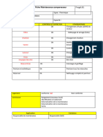 Fiche Maintenance Comperesseur: Huile Filtre Charbon