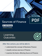 Unit II L1 Long Term Sources of Finance