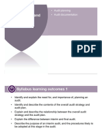 Chapter 7 - Audit Planning and Documentation