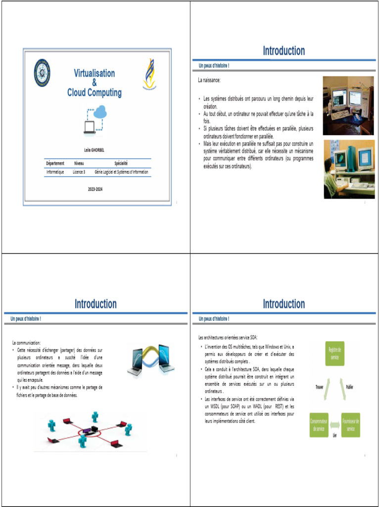 Virtualisation et Cloud Computing 2023 | PDF | Virtualisation | Machine ...