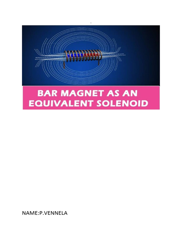 bar as an equivalent solenoid PDF Field