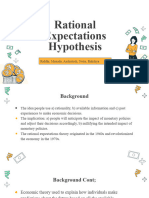 The Rational Expectations Hypothesis