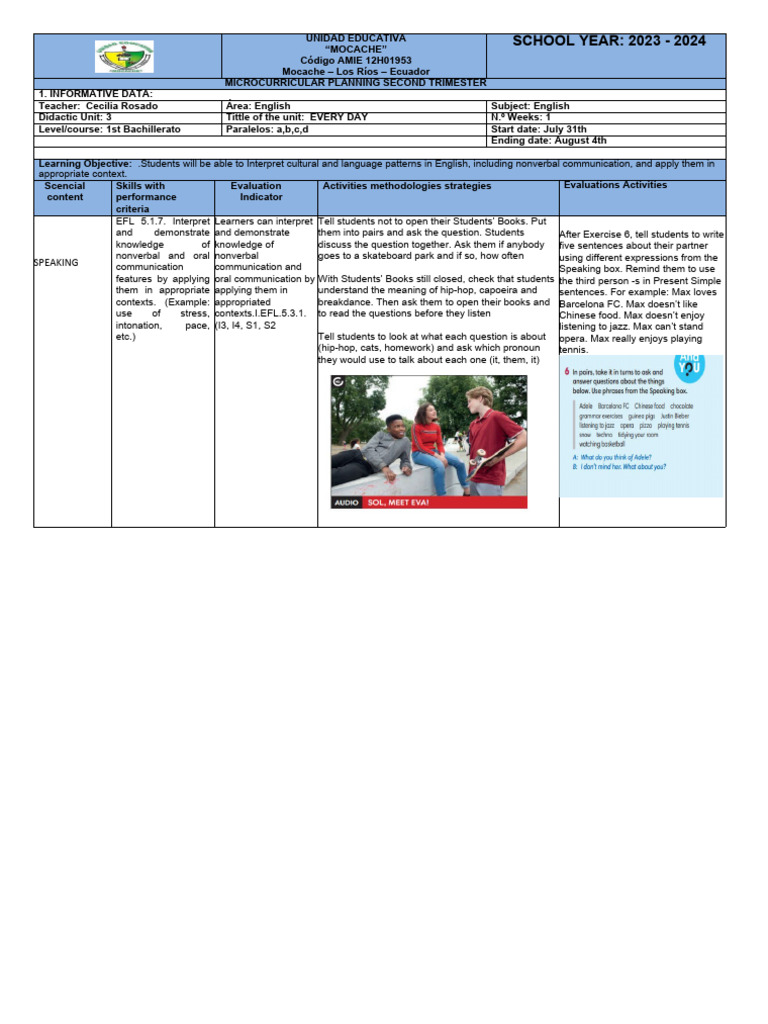 Second Trimester | PDF | English As A Second Or Foreign Language ...