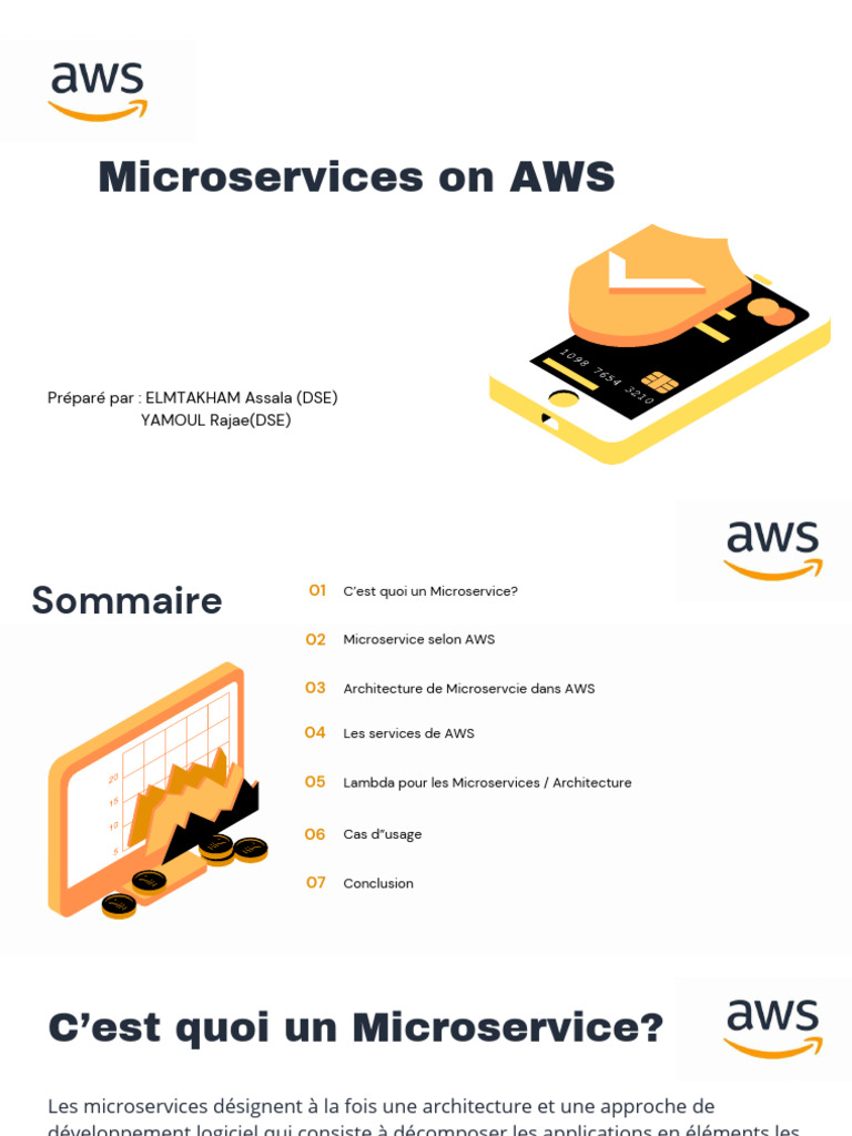 Architecture de Microservices sur AWS | PDF | Architecture de logiciel ...