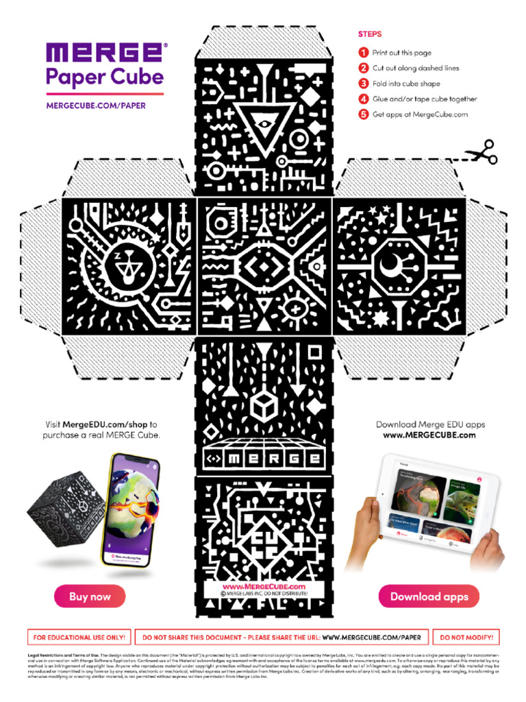 Merge cube pdf