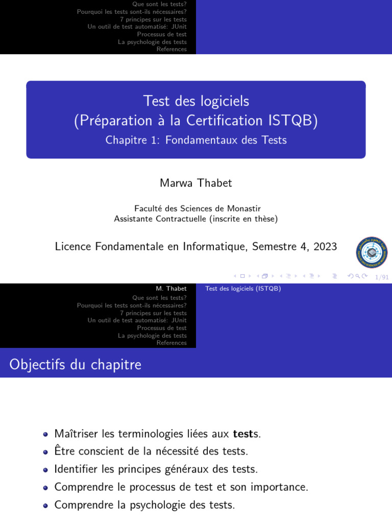 Fondamentaux des Tests Logiciels | PDF | Test de logiciel | Test-Driven ...