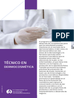 Plan de Estudios Programa Técnico en Dermocosmetica y Skin Care UJPII 2023