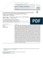 7 Two Dimensional Computational Model Coupling Myoarchitecture-Based Lingual Tissue Mechanics With Liquid Bolus Flow During Oropharyngeal Swallowing