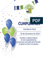Cumpleaños Humberto Perez