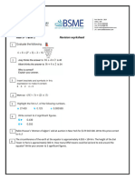 Y9-Term ..1 - Maths Revision Sheet 1