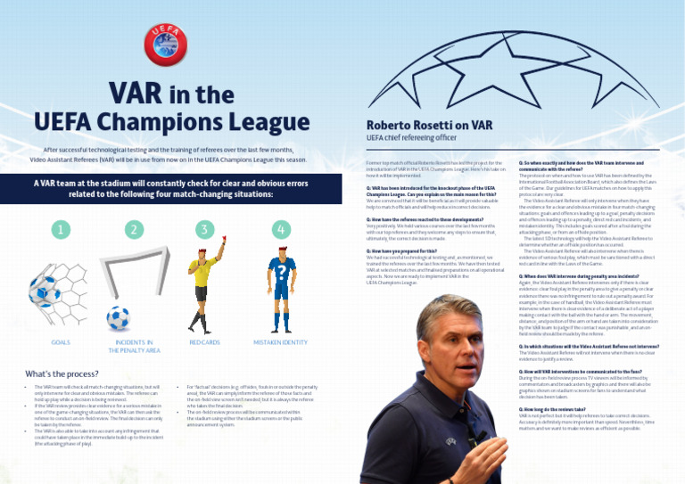 Uefa Var | PDF | Team Sports | Football Codes