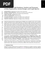 Demystifying Graph Databases: Analysis and Taxonomy of Data Organization, System Designs, and Graph Queries