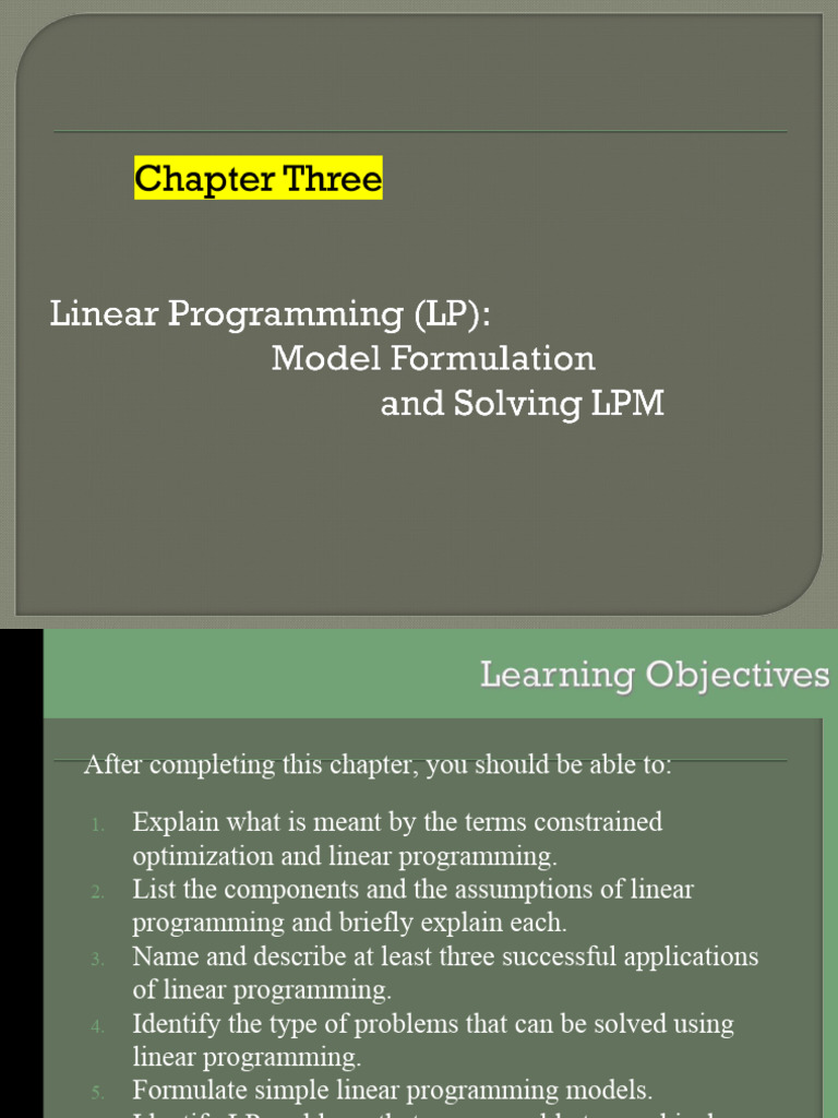 Chapter 3.1. LPM + Graphic Approach | PDF