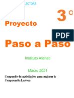 Proyecto Poco A Poco (Comp. Lectorta) 3A Ateneo Marzo 2021