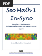 Secondary Math Book 1 Final 2