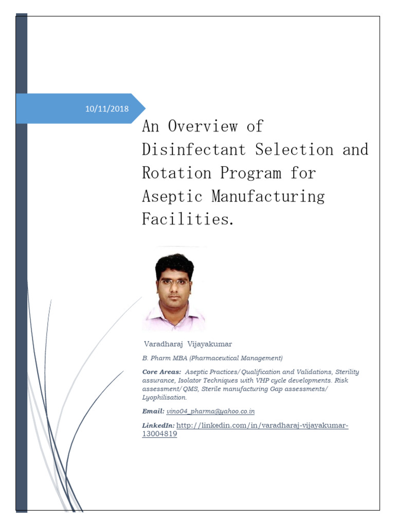 Article 4 an overview of disinfectant selection and rotation program