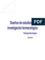 Dia 1. Diseños de estudios en investigacion farmacologica_Neurologia_2019