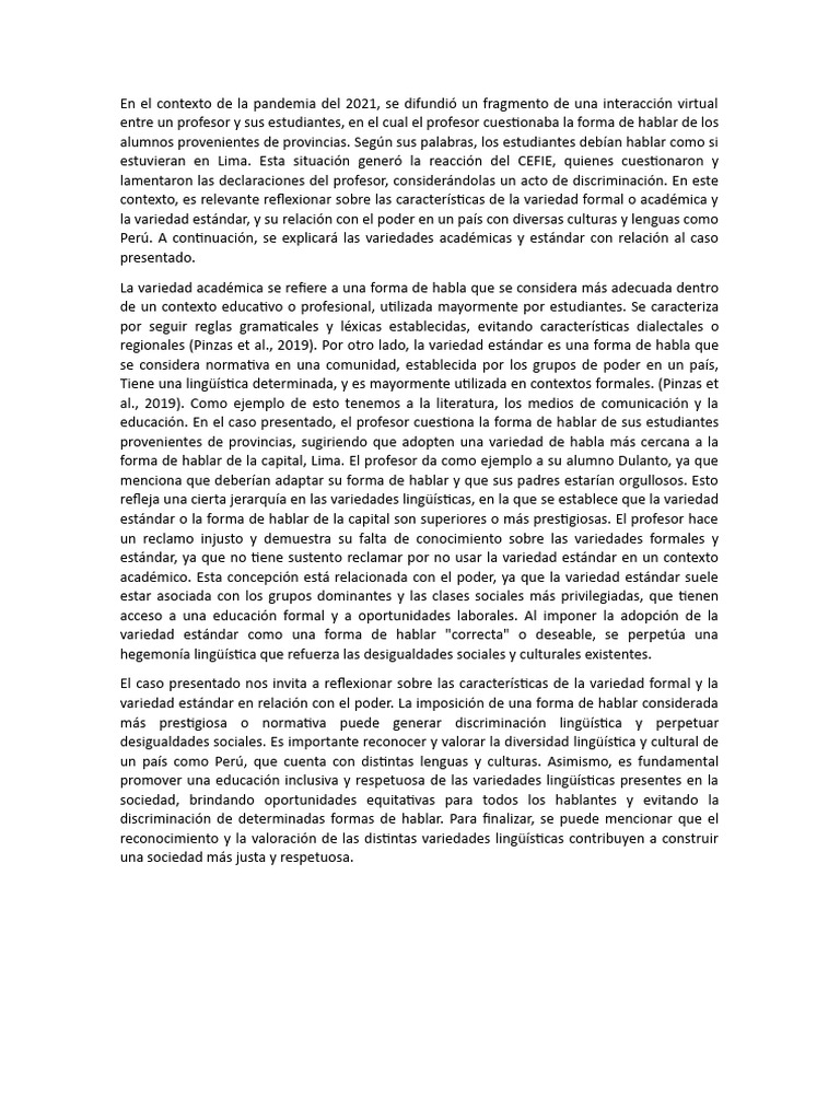 En El Contexto de La Pandemia Del 2021 | PDF | Salud y bienestar