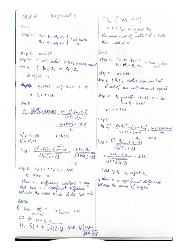 Assignment 4 Stat | PDF
