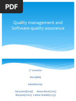 Software Quality Assurance