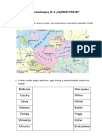 Test Sprawdzający Kl. 6 SĄSIEDZI POLSKI.