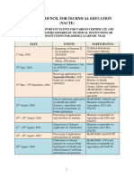 Admissions Calendar 2020 2021 13.06.2021