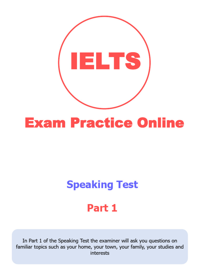 IELTS Speaking and Writing Test Guide | PDF | Information ...