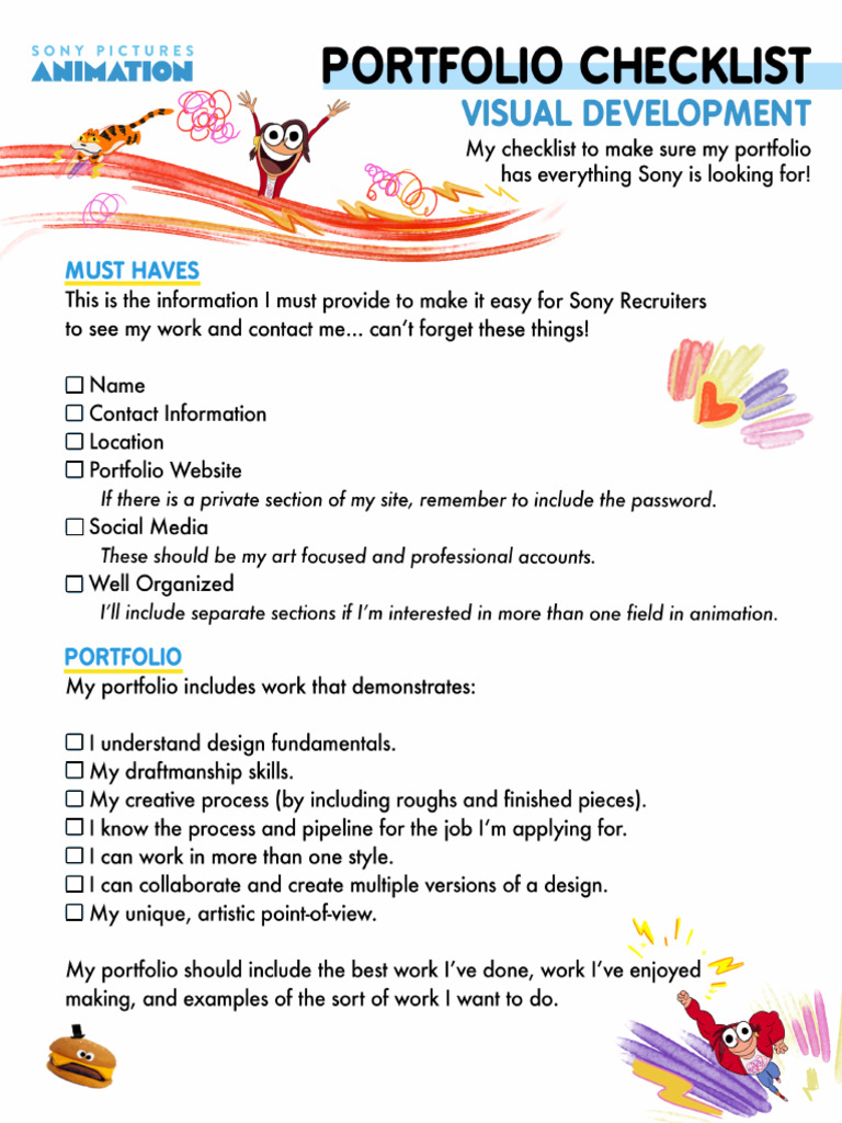 VisualDevelopment Checklist | PDF