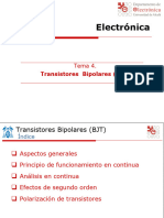 EB - T4 - Teoría - Transistores Bipolares