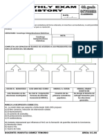 Examen de Historia - Claret - Mes de Octubre 2023