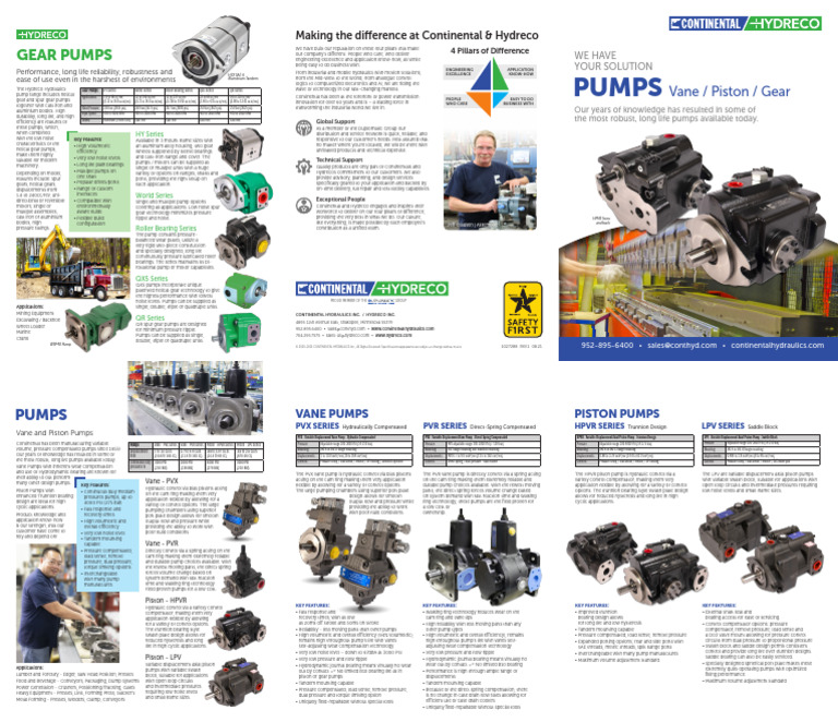 Hydreco 2200 Series Gear Pumps Overview | PDF | Pump | Gear