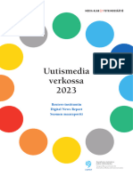 Uutismedia Verkossa 2023: Reuters-Instituutin Digital News Report Suomen Maaraportti