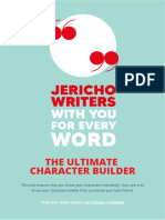Character Builder Workseet Jericho Writers