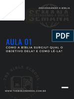 Aula 01 - Desvendando A Bíblia