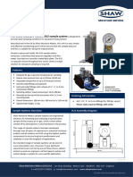 SHAW SU2 Sample System Specification Sheet Iss1.4