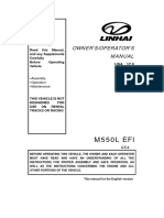 M550L EFI: Owner'S/Operator'S Manual