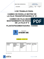 Plan de Trabajo Fragmentadora