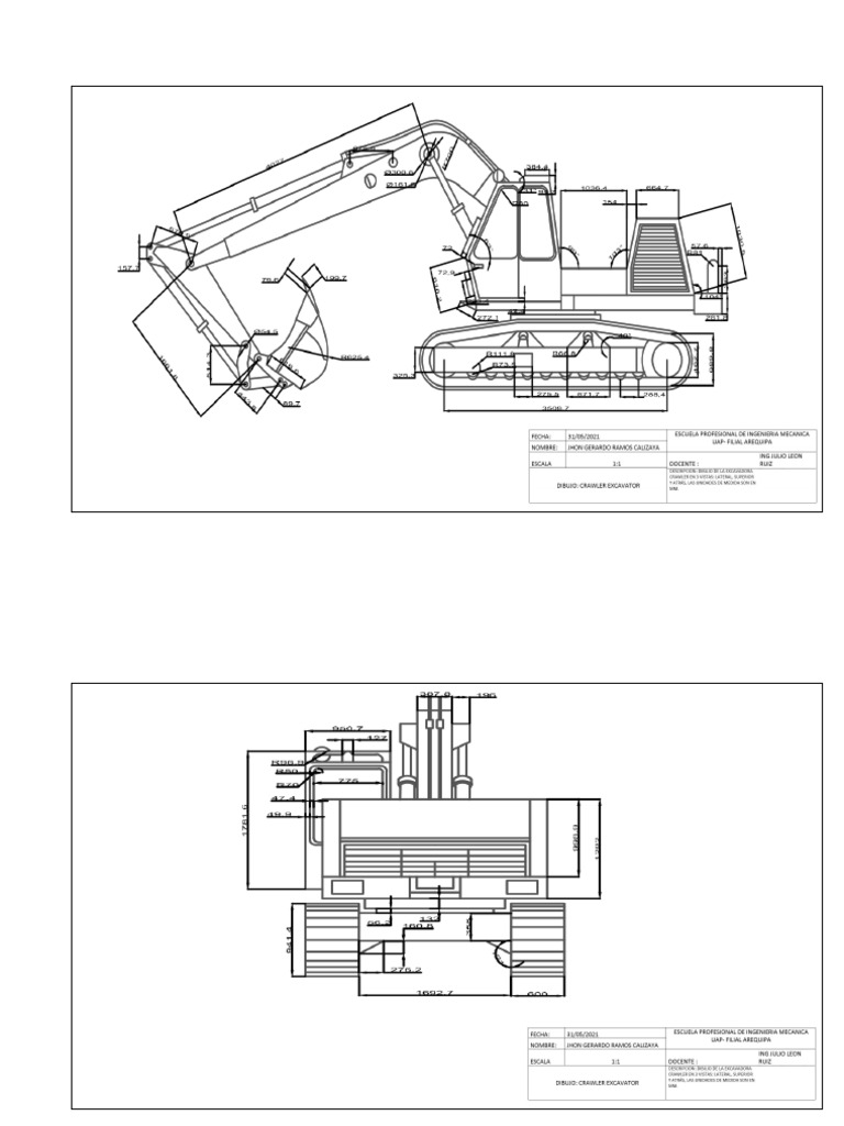 Crawler Excavator - Ex Parcial | PDF