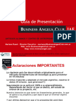 Guia de Presentacion Plan de Negocios - Business Angels