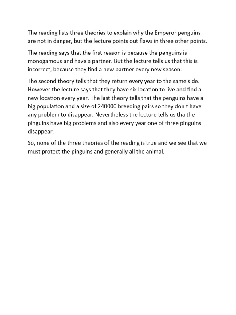 The Reading Lists Three Theories To Explain Why The Emperor Penguins