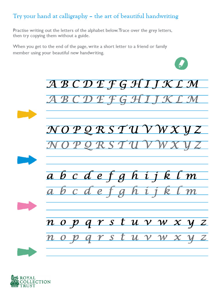 Caligraphy Activity | PDF