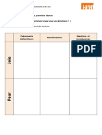 Les Emotions 04 - Fiche de Prise de Notes