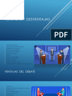 VENTAJAS Y DESVENTAJAS Del Debate PDF