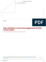 Veja Calendário e Como Será o Pagamento Do IPVA No Seu Estado