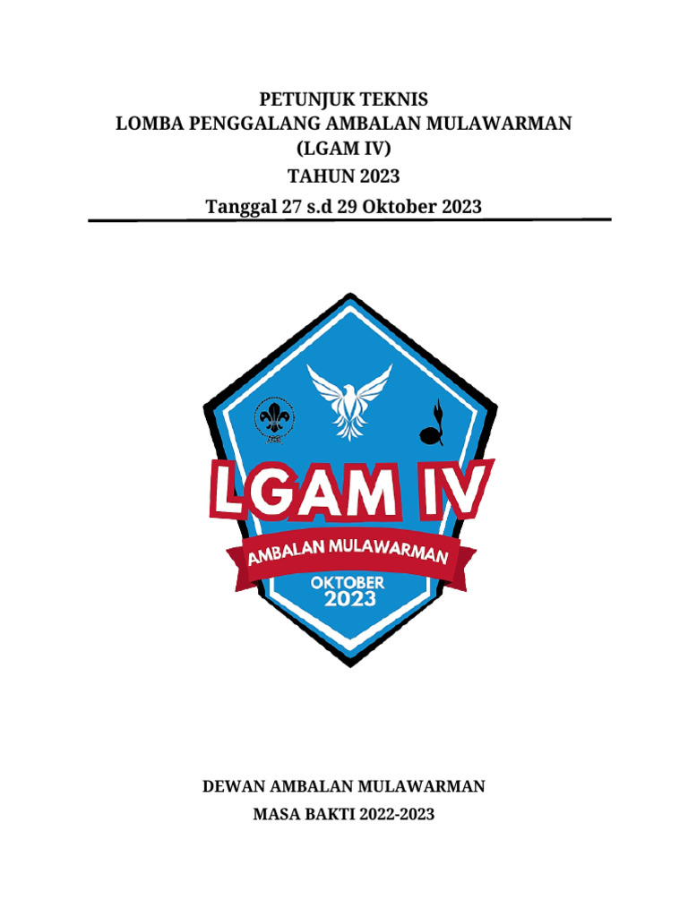 Petunjuk Teknis LGAM IV 2023 | PDF