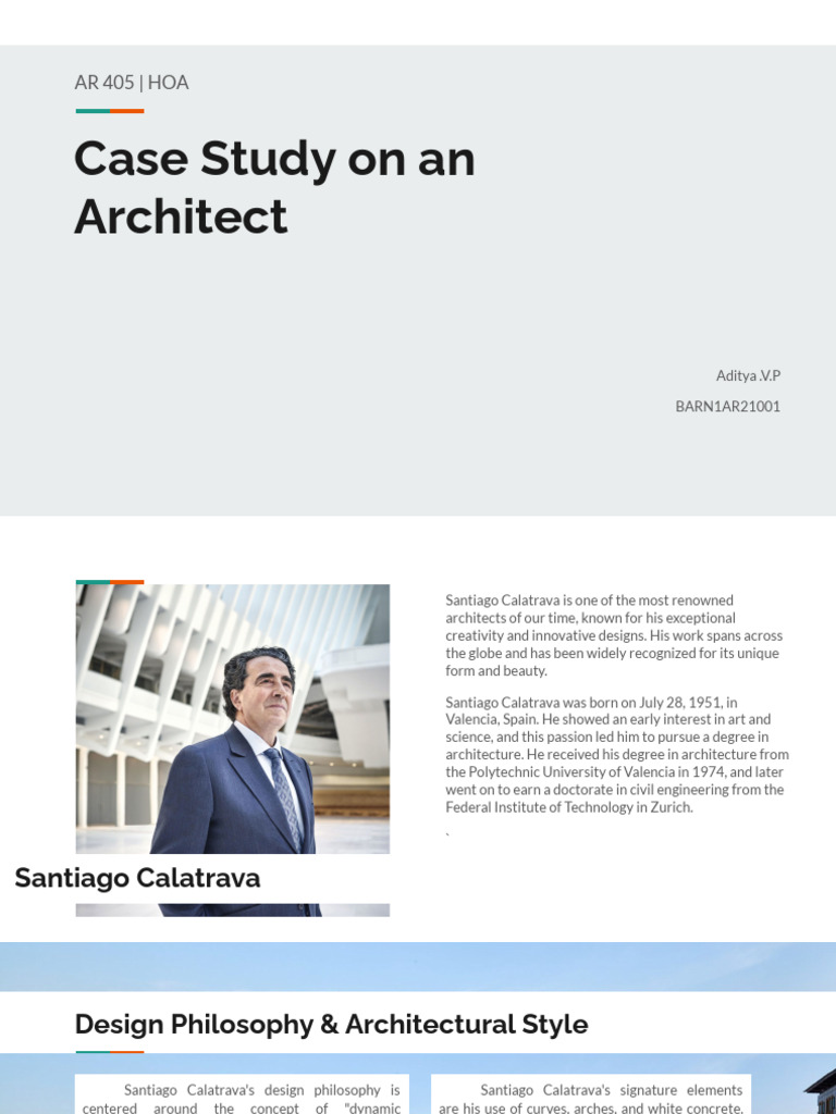 Calatrava's Dynamic Equilibrium Philosophy | PDF | Civil Engineering ...
