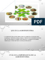 Exposición de La Agroindustria