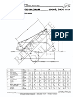 Reference Only!: Dragline Range Diagram 39OOB, 3 9 0 0