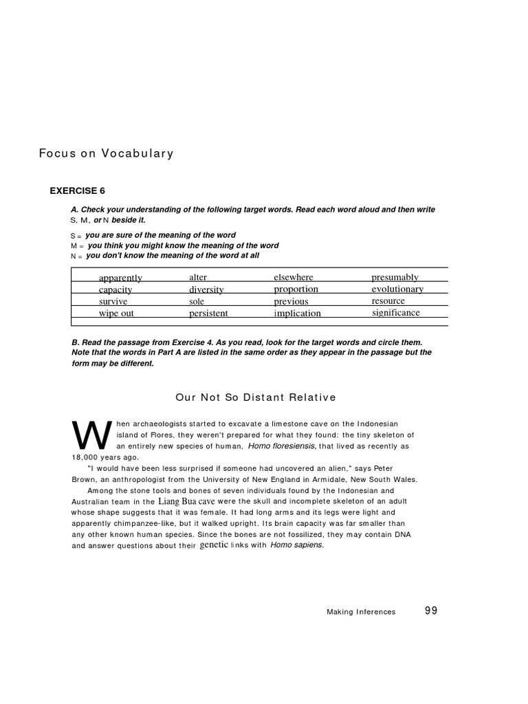 Focus On Vocabulary Pdf